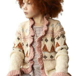 Matilda Jane Just Imagine Stephanie Open Front Knit Sweater Cardigan Size 4